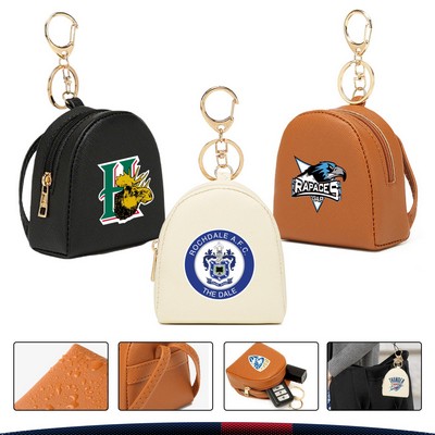 Claes PU Leather Mini Backpack Coin Pouch